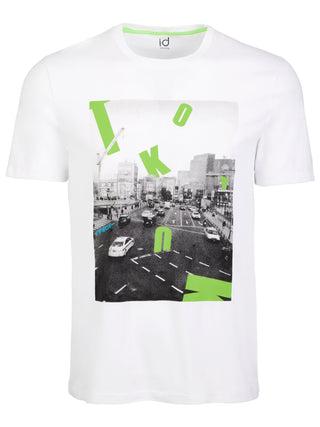 Ideology Men's Logo Graphic Short Sleeve Classic T-Shirt White Size Large