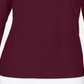 Blusa feminina Karen Scott de algodão com camadas, vermelha, tamanho P