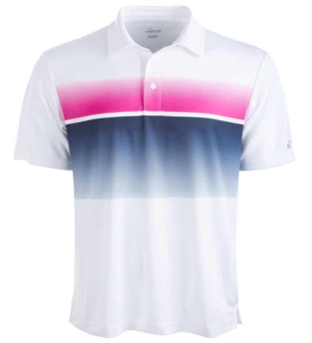 Camisa polo masculina Attack Life Fitness Workout, branca, tamanho M