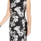 Vestido de festa feminino Natori sem mangas acima do joelho, preto, tamanho 4