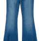 Calça jeans flare feminina Sanctuary, cintura alta, azul, tamanho 28/6