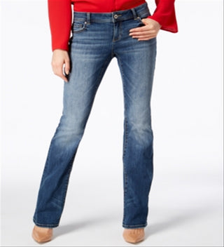 INC International Concepts Women's Bootcut Jeans Blue Size Petite