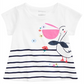 Camiseta estampada Pelican para bebê First Impressions, tamanho 24 meses, branca