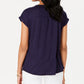 Camiseta feminina gráfica Style &amp; Co, azul, tamanho pequeno P