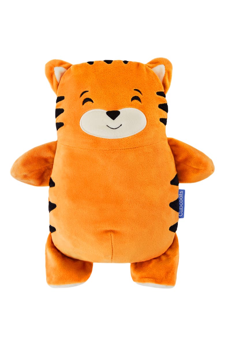 Cubcoats Tomo 2 em 1 Bicho de Pelúcia com Capuz Laranja Tamanho 2T