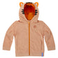 Cubcoats Tomo 2 em 1 Bicho de Pelúcia com Capuz Laranja Tamanho 2T