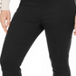 Calça curta feminina Charter Club Twill Tummy Control, preta, tamanho 14