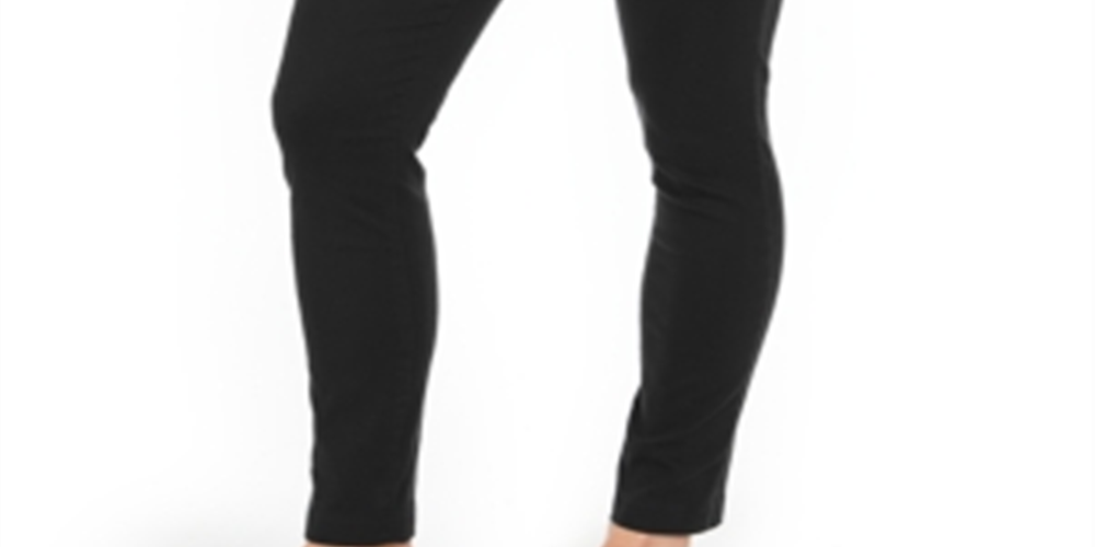 Calça curta feminina Charter Club Twill Tummy Control, preta, tamanho 14