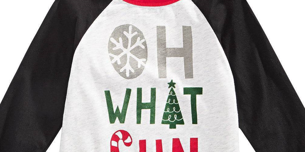 Camiseta estampada What Fun para meninos First Impressions, preta, tamanho 6 a 9 meses