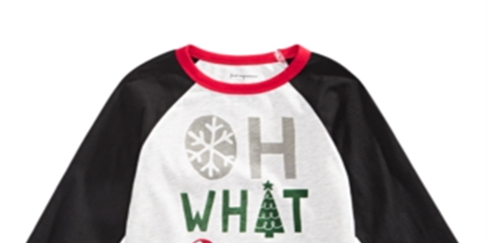 Camiseta estampada What Fun para meninos First Impressions, preta, tamanho 6 a 9 meses