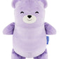 Cubcoats Toddler Big Girl's Bori the Bear 2 em 1 Bicho de pelúcia com capuz roxo