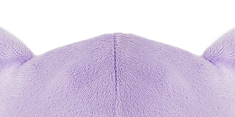 Cubcoats Toddler Big Girl's Bori the Bear 2 em 1 Bicho de pelúcia com capuz roxo