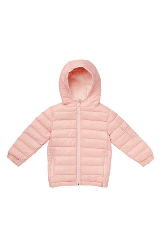 Casaco de pelúcia e capuz Kali 2 em 1 para meninas da Cubcoats, rosa