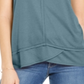 Regata feminina estilo &amp; co, azul, tamanho GG