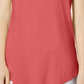 Camiseta feminina JM Collection com ombros descobertos e manga curta, rosa, tamanho G