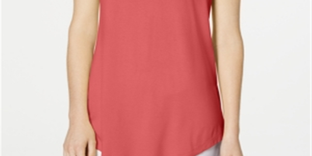 Camiseta feminina JM Collection com ombros descobertos e manga curta, rosa, tamanho G