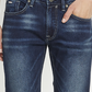 Calça jeans masculina Buffalo David Slim Straight, azul, tamanho 34/32