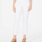 Calça cropped feminina Style &amp; Co para usar no trabalho, branca, tamanho X-G