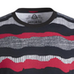 Camiseta masculina American Rag com estampa de gola redonda, preta, tamanho G