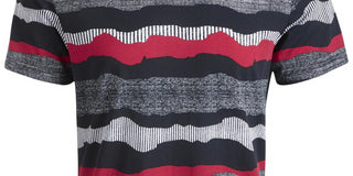 Camiseta masculina American Rag com estampa de gola redonda, preta, tamanho G