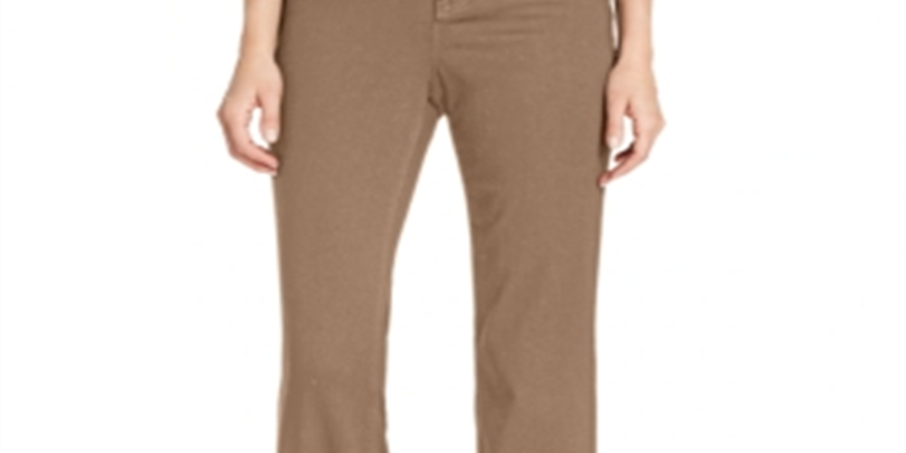 Jeans feminino com controle de barriga Style &amp; Co, marrom, tamanho 2 P