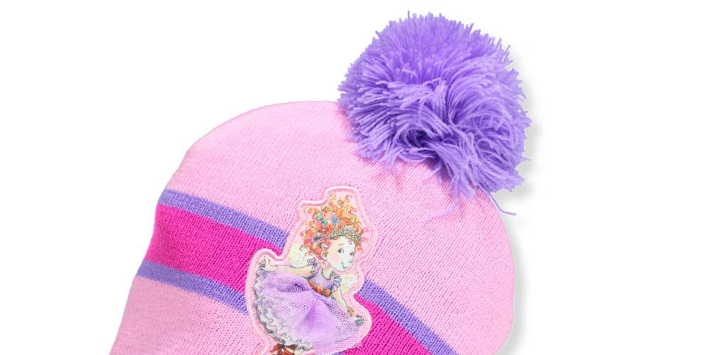 Conjunto de gorro e luvas Fancy Nancy para meninas, rosa, tamanho regular
