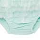 Calça pantalona de tule com babados First Impressions para bebê menina, verde, tamanho 0-3 meses