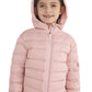 Casaco de pelúcia e capuz Kali 2 em 1 para meninas da Cubcoats, rosa