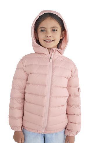 Casaco de pelúcia e capuz Kali 2 em 1 para meninas da Cubcoats, rosa