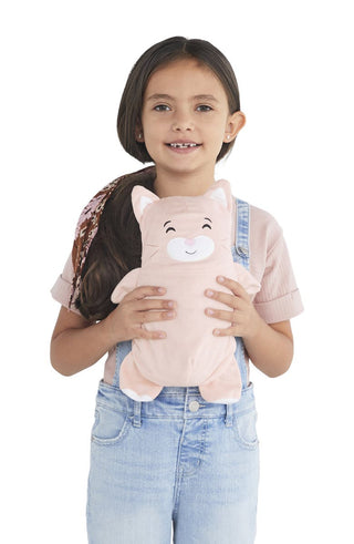 Casaco de pelúcia e capuz Kali 2 em 1 para meninas da Cubcoats, rosa