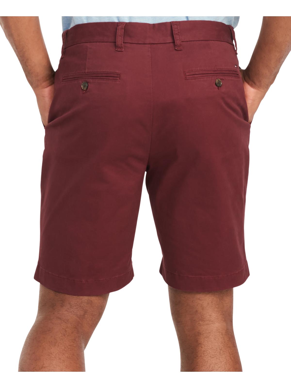 Tommy Hilfiger Flex Classic Short Masculino Vinho Tamanho 9