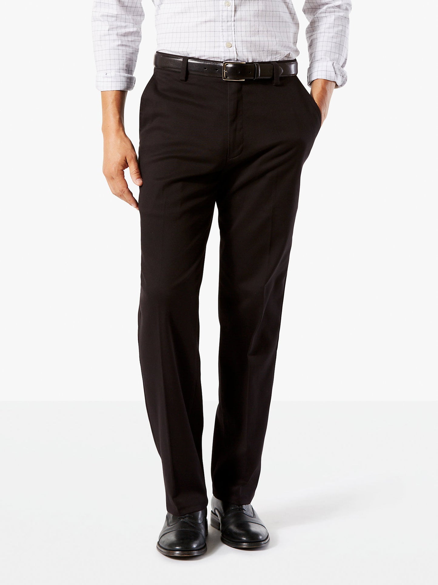 Calça Dockers Masculina Easy Stretch Classic Fit Preta Tamanho 30X30