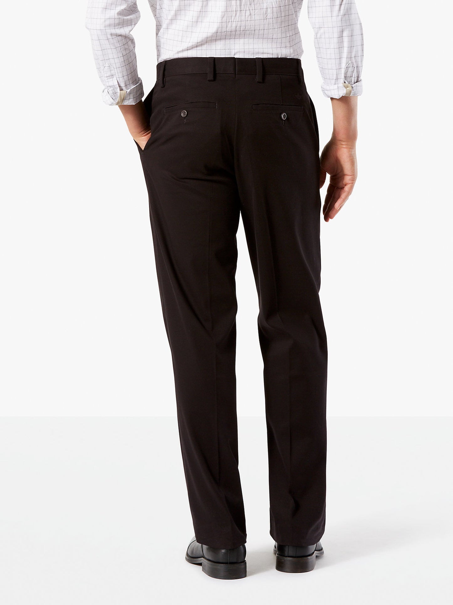 Calça Dockers Masculina Easy Stretch Classic Fit Preta Tamanho 30X30