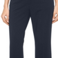 Calça Alfani Curvy Fit Feminina Cintura Alta Perna Reta Azul Tamanho 6