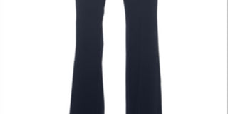 Calça Alfani Curvy Fit Feminina Cintura Alta Perna Reta Azul Tamanho 6