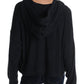 Moletom com capuz Radiant feminino Free People, preto, tamanho P