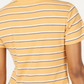 Camiseta de gola redonda em malha canelada Ultra Flirt Junior, marrom, tamanho XS