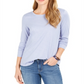 Blusa feminina com brilho salpicado, azul, tamanho XL, da Style &amp; Co