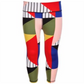 Legging Ideology Big Girl's Color Block Cintura Alta Tamanho M