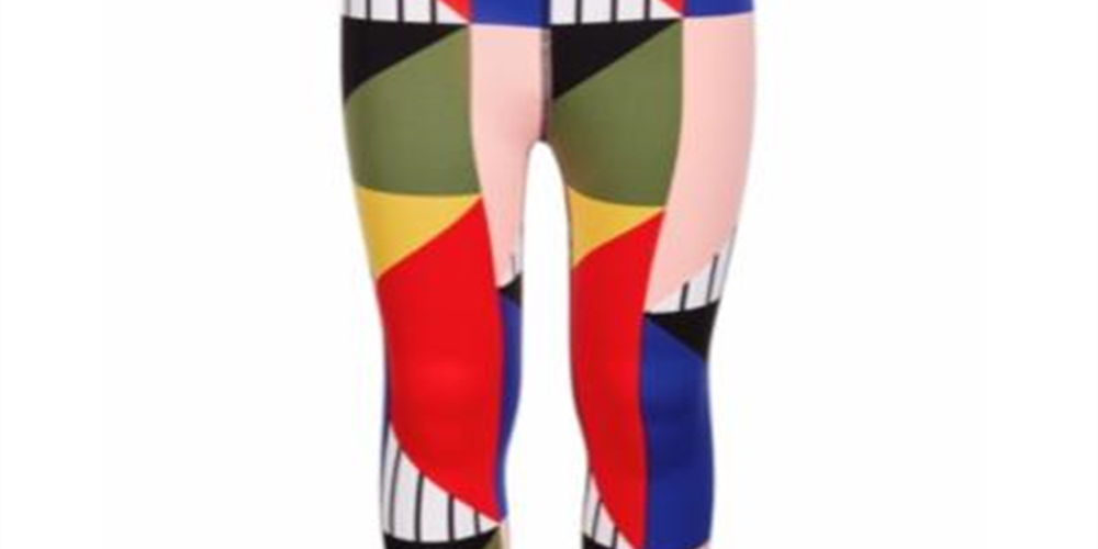 Legging Ideology Big Girl's Color Block Cintura Alta Tamanho M
