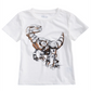 Camiseta infantil masculina Epic Threads Robot Dino - Branca, tamanho 2