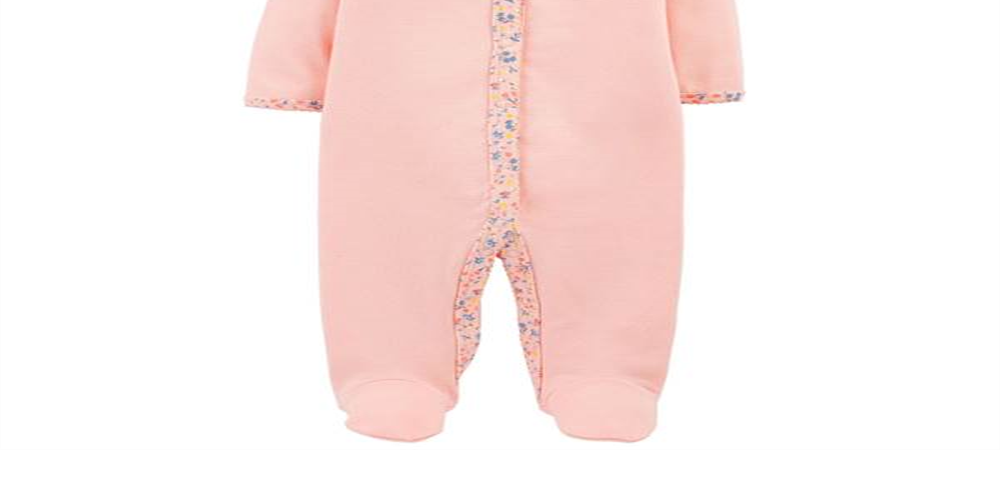 Carter's Baby Girls' Footie Sleep N Play Pink Bunny Tamanho 6 Meses