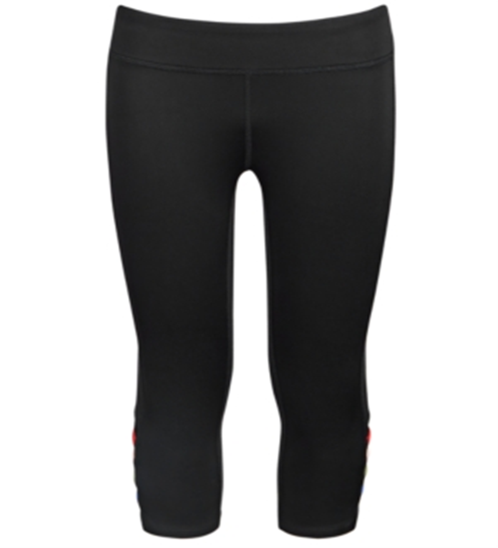 Legging Capri Ideology Big Girl's Cage Preta Tamanho XL