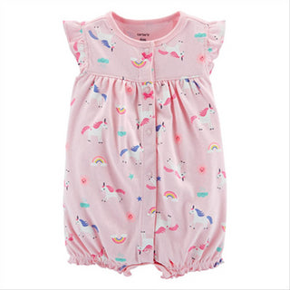 Creeper Carter's Baby Girl's Rosa Tamanho 9 MOS