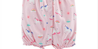 Creeper Carter's Baby Girl's Rosa Tamanho 9 MOS