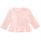 Primeiras impressões Cardigan Peplum Hem para bebê menina tamanho rosa recém-nascido