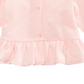 Primeiras impressões Cardigan Peplum Hem para bebê menina tamanho rosa recém-nascido