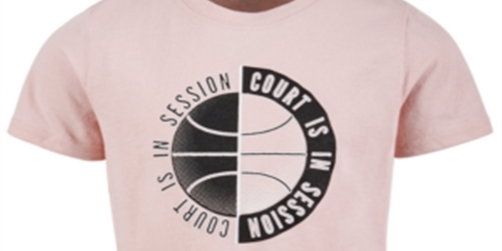 Camiseta estampada infantil Ideology para meninos, tamanho 2, rosa