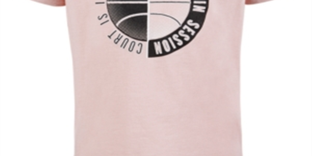 Camiseta estampada infantil Ideology para meninos, tamanho 2, rosa