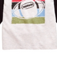 Camiseta infantil estampada de futebol First Impressions para meninos, tamanho 2, cinza
